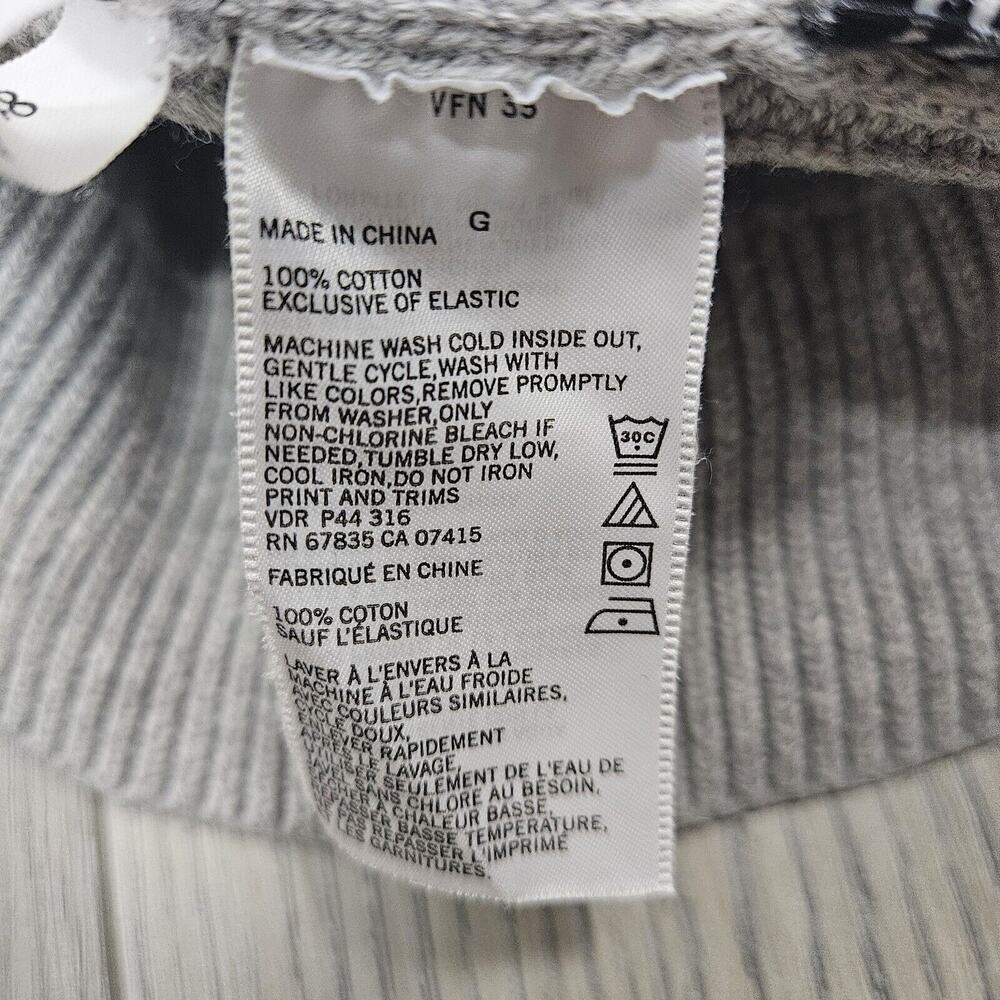 Nautica 1/4 Zip Sweater Double Striped Ribbed Grey W/ White Men's Size L - Picture 4 of 5